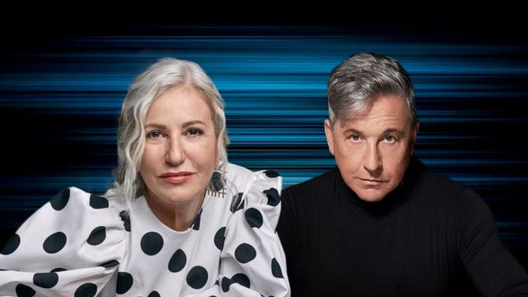 Ricardo Montaner y Mercedes Morán Foto: Ricardo Montaner y Mercedes Morán. Fuente: (Minuto Argentina).