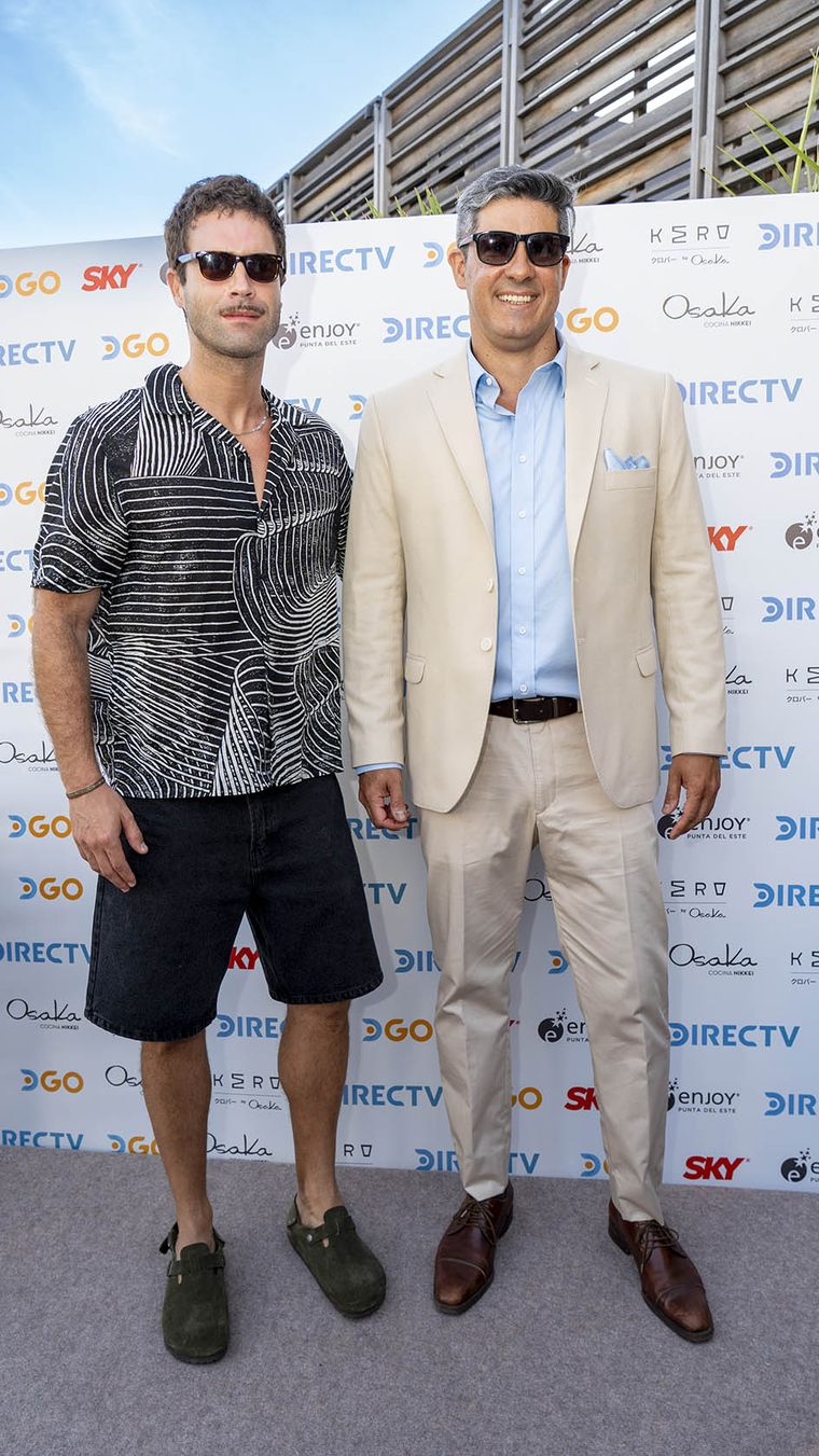 Nico Furtado junto a Javier Azcurra. Nico Furtado junto a Javier Azcurra.