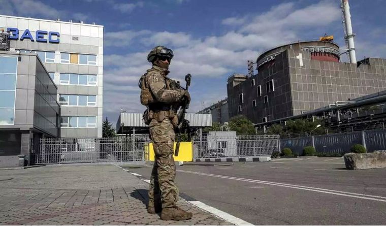 Central nuclear de Zaporiyia La central nuclear de Zaporiyia es controlada por Rusia. Foto: Efe.