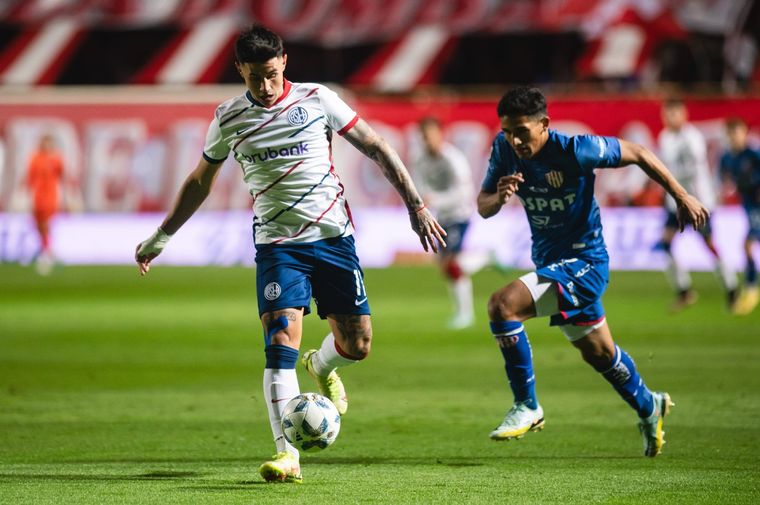 Bareiro es el autor del tanto. Foto: San Lorenzo