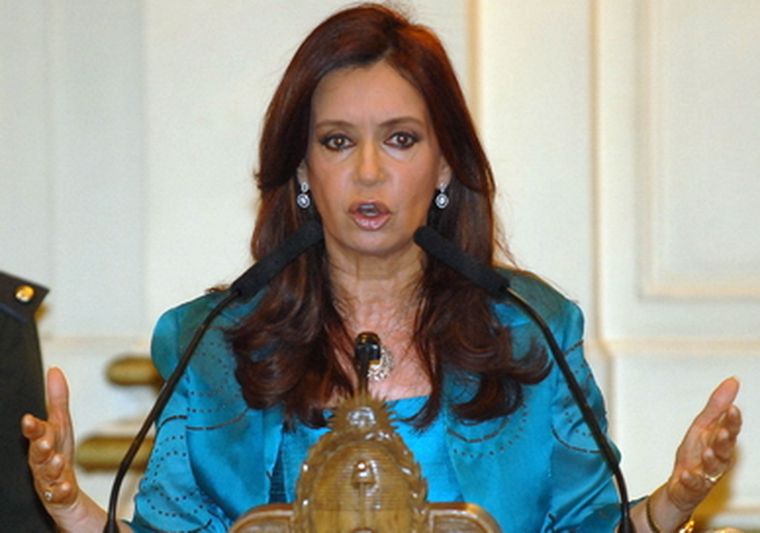 La presidenta Cristina Fernández de Kirchner retoma hoy su actividad oficial Foto: NA