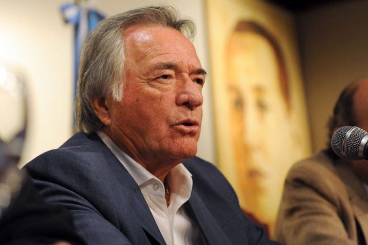 Luis Barrionuevo se encuentra internado tras sufrir una descompensación. Foto: MDZ archivo