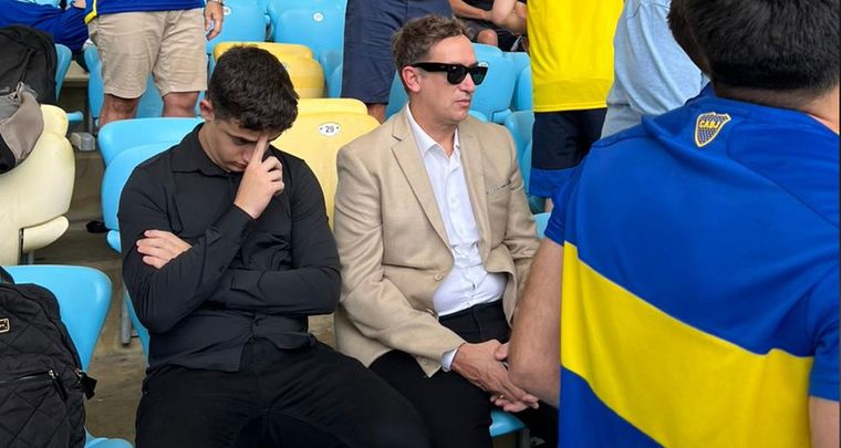 Federico Beligoy en el Maracaná, viendo la final. Foto: X (ex Twitter)
