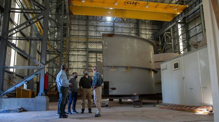 Las instalaciones de PRC, en Malargüe. Foto: Gobierno de Mendoza