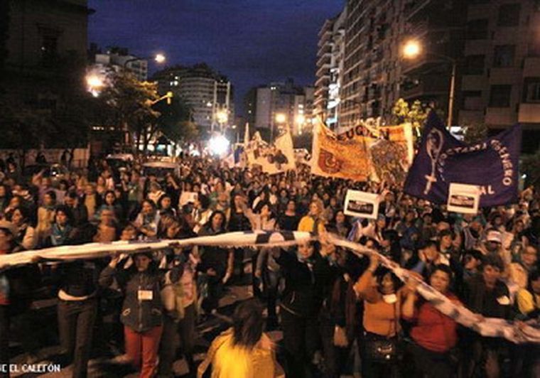El útimo encuentro fue en Córdoba, donde se realizó la habitual marcha por la Ciudad. Foto: Prensa