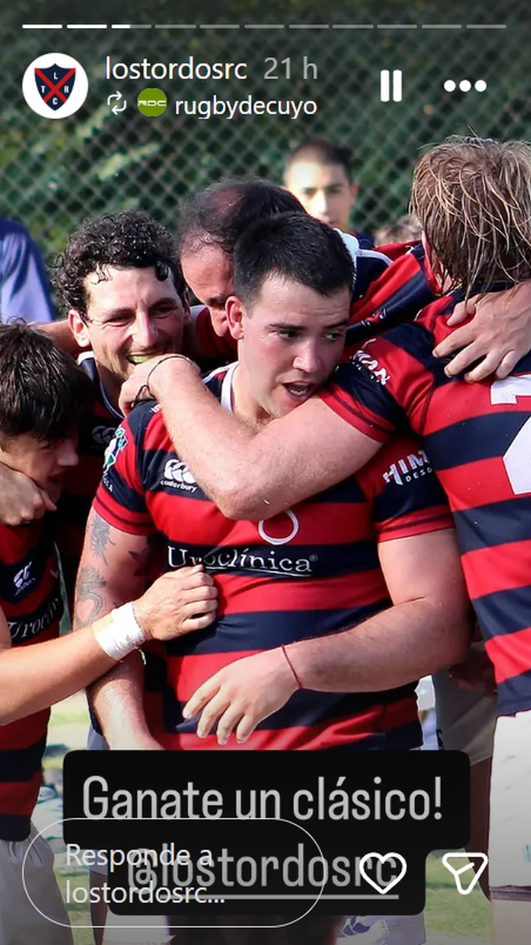 Los Tordos festejó su victoria en las redes. Los Tordos festejó su victoria en las redes. 