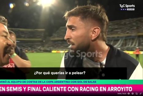 Qué se dijeron Gallardo y uno de los hijos de Costas tras el triunfo de River ante Racing Qué se dijeron Gallardo y uno de los hijos de Costas tras el triunfo de River ante Racing