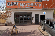 El comercio donde tuvo lugar el violento robo.