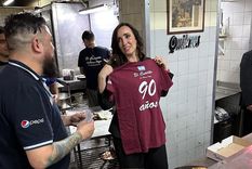 Victoria Villarruel en El Cuartito. Foto: X: @capiVillarruel