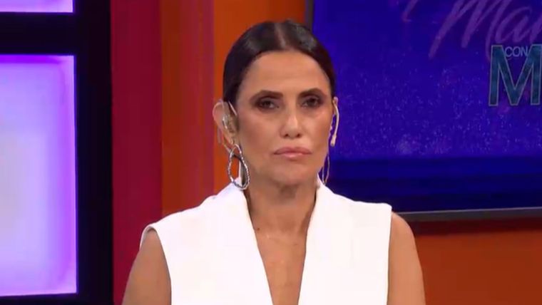 La panelista se sinceró en vivo tras el cruce.&nbsp;
