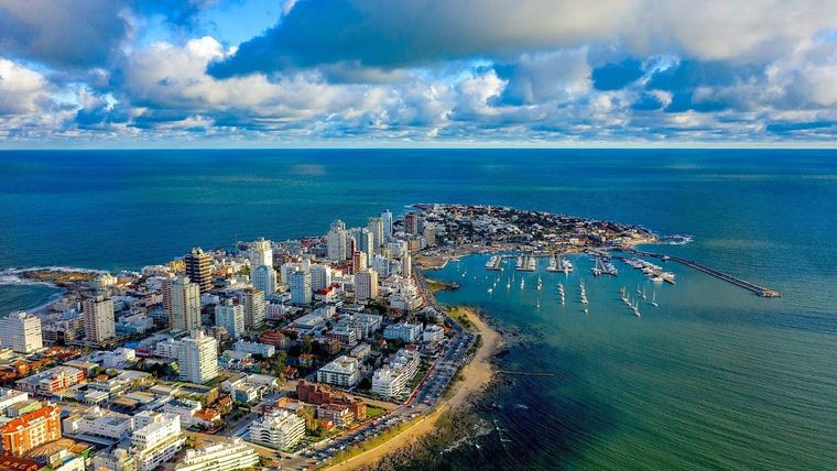 Una imagen de Punta del Este, en Maldonado, Uruguay. Foto: Gentileza