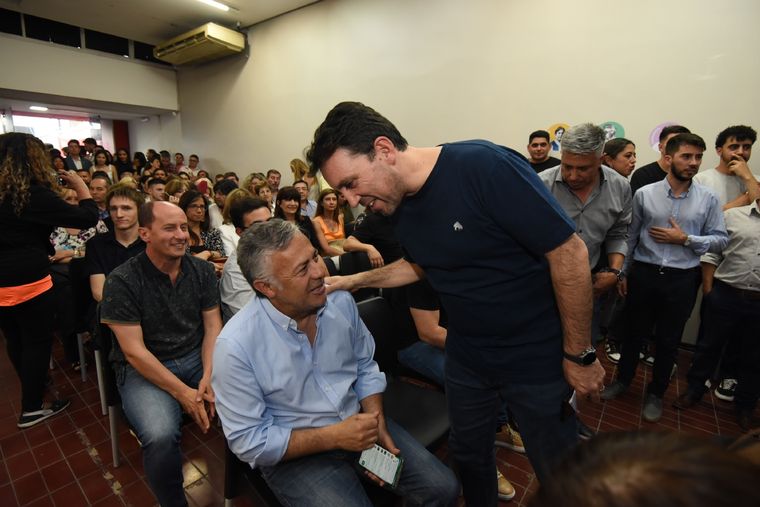 Alfredo Cornejo y Tadeo García Zalazar Foto: Maximiliano Ríos/MDZ