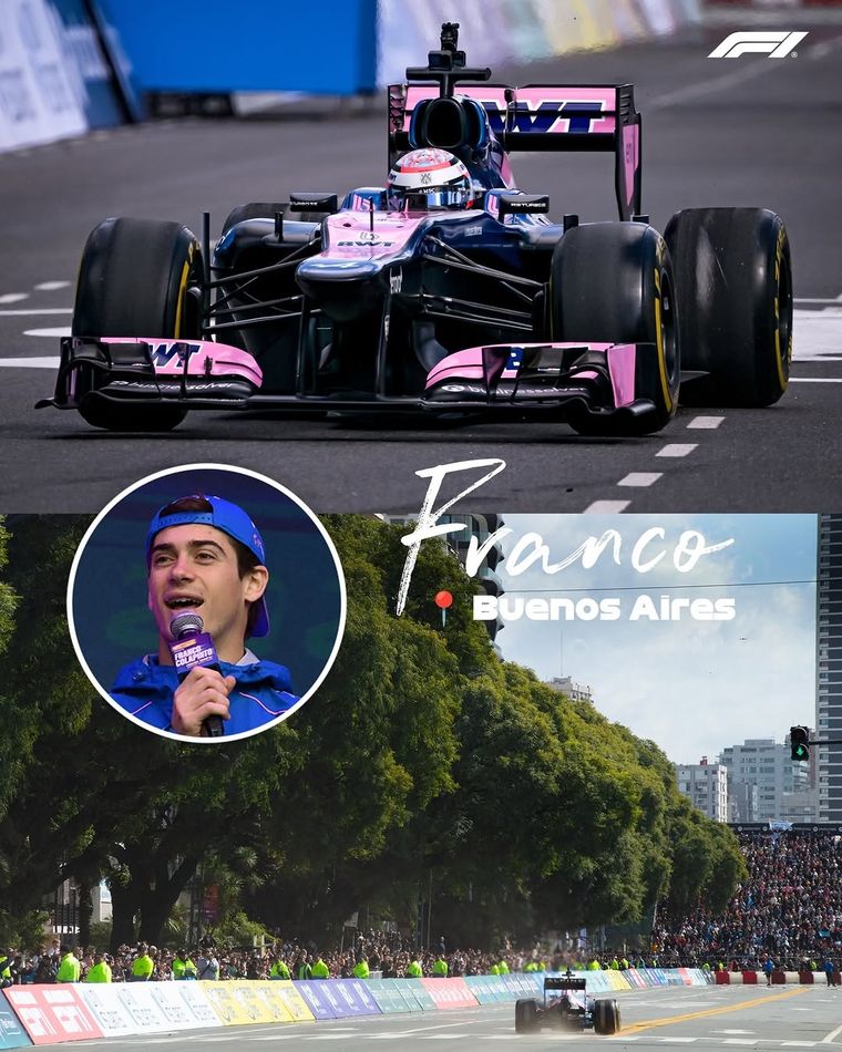 La Fórmula 1 destacó el show de Franco Colapinto en Buenos Aires y despertó expectativas. La Fórmula 1 destacó el show de Franco Colapinto en Buenos Aires y despertó expectativas.