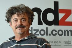 Juan Roby en los estudios de MDZ Foto: Rodrigo DAngelo / MDZ