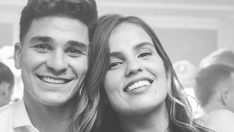 La historia de amor de Julián Álvarez y Emilia Ferrero Julián Álvarez y Emilia Ferrero Foto: Instagram