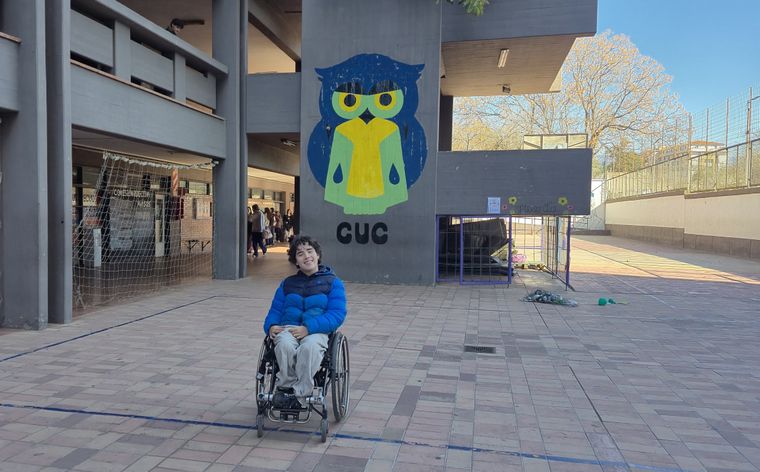 Ciro tiene 16 años, estudia en el Colegio Universitario Central y fue elegido para vivir una experiencia de intercambio en Alemania. &nbsp;