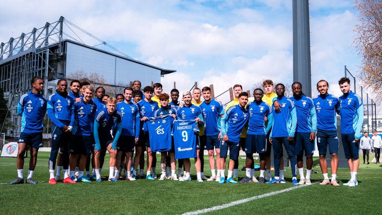 El Racing de Estrasburgo se solidarizó con Joaquín Panichelli.