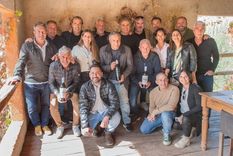 Los campeones del mundial México 86 tienen su vino y es un éxito. Foto: Gentileza