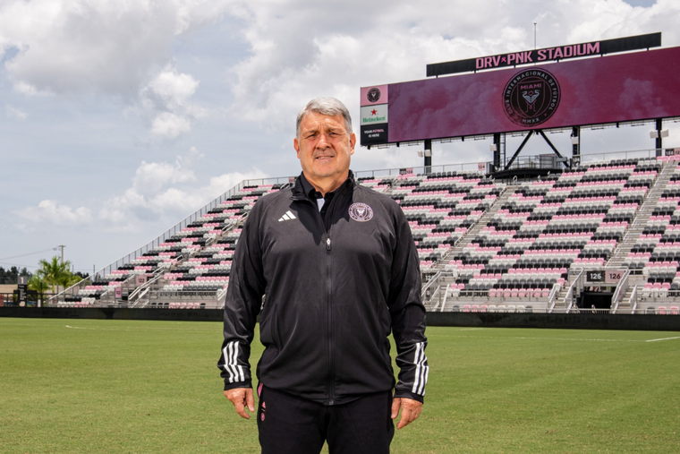 Tata Martino será el técnico de Lionel Messi en el Inter Miami Foto: Inter Miami