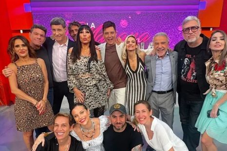 Fuerte discusión en el equipo de Moria Casán. Fuerte discusión en el equipo de Moria Casán.