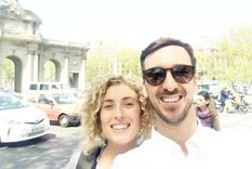 Noelia Torres y Santiago Mayorga: winemakers y amigos.