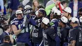 Los Seattle Seahawks celebran con el Trofeo Vince Lombardi tras derrotar a los New England Patriots en el Super Bowl LX. Los Seattle Seahawks celebran con el Trofeo Vince Lombardi tras derrotar a los New England Patriots en el Super Bowl LX.