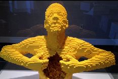 sorprendete con las obras de arte hechas con bloques lego