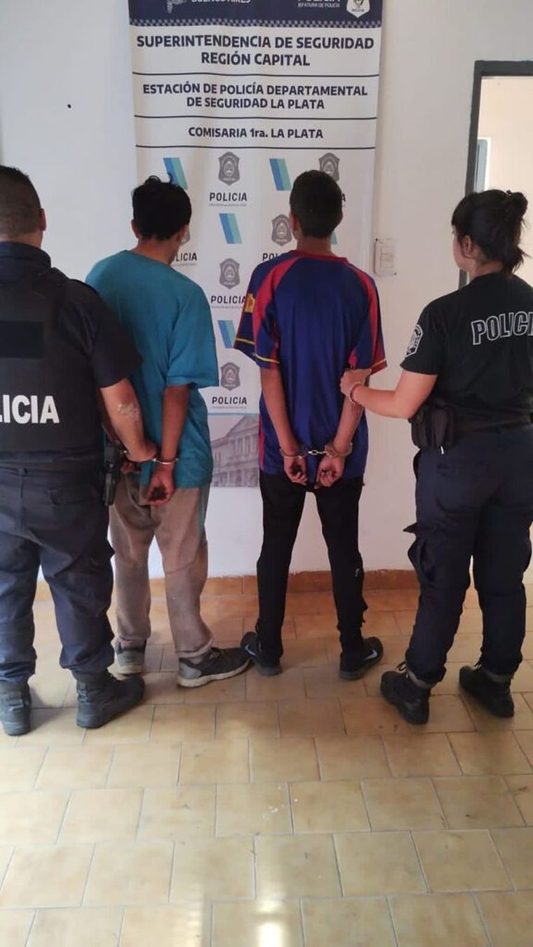 Los menores detenidos Foto: Policía de La Plata