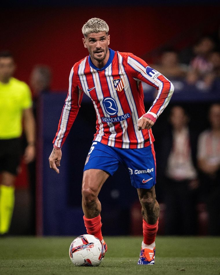 De Paul podría emigrar a un gigante del fútbol europeo. Foto: @Atleti