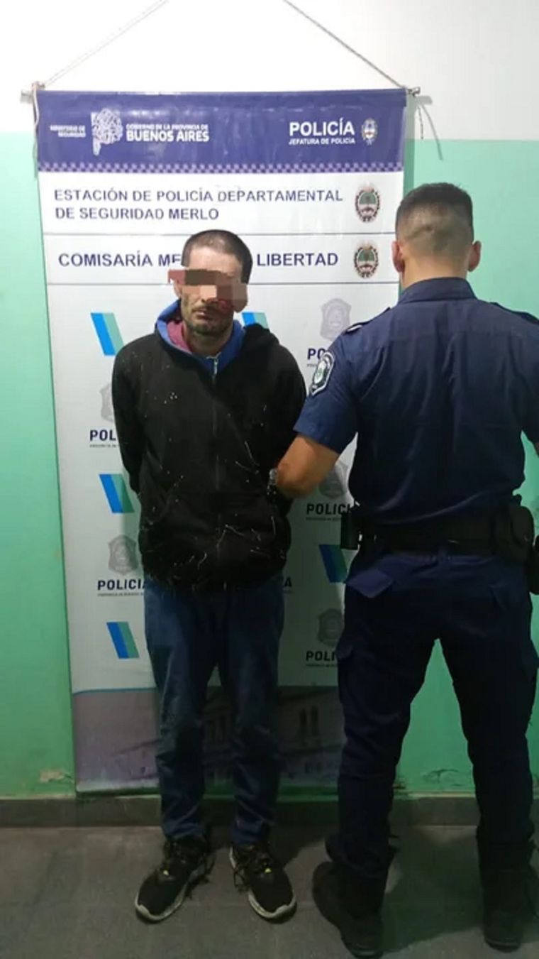 David Alberto Juárez está acusado de haber asesinado a Xoana Edith Escobar en Merlo Foto: NA