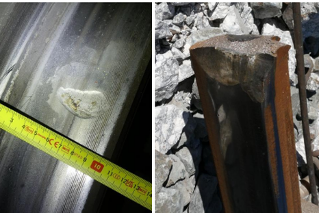 Los investigadores encontraron muescas en las ruedas del tren Iryo que ya había pasado por la vía fracturada antes del descarrilamiento.