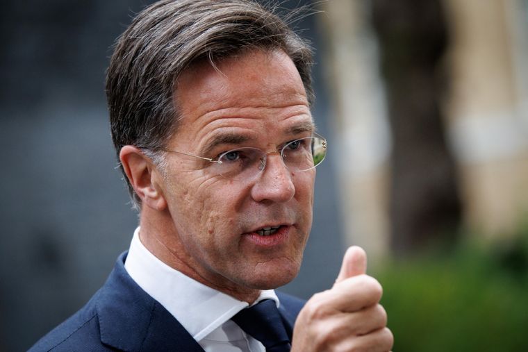 Rutte apoya a Ucrania, pero no avala el plan de Zelenski. Foto: EFE