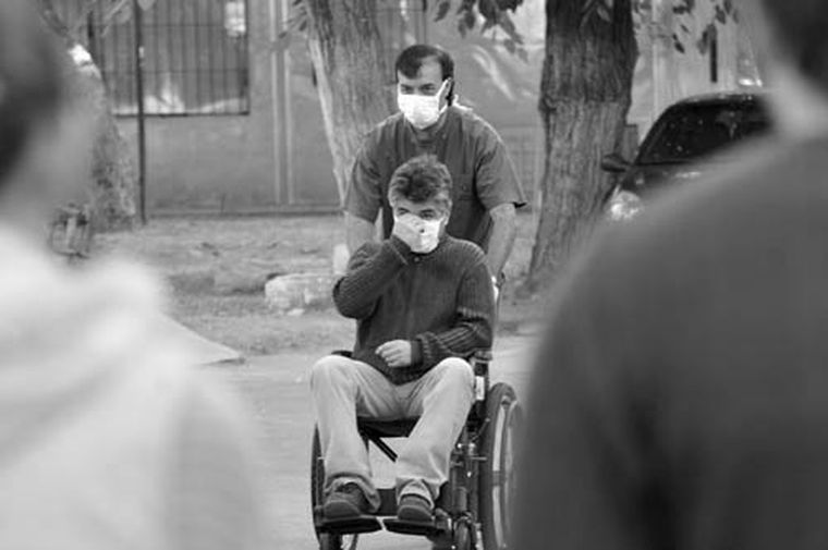 El Lencinas, uno de los lugares de uso oblitgatorio del barbijo.