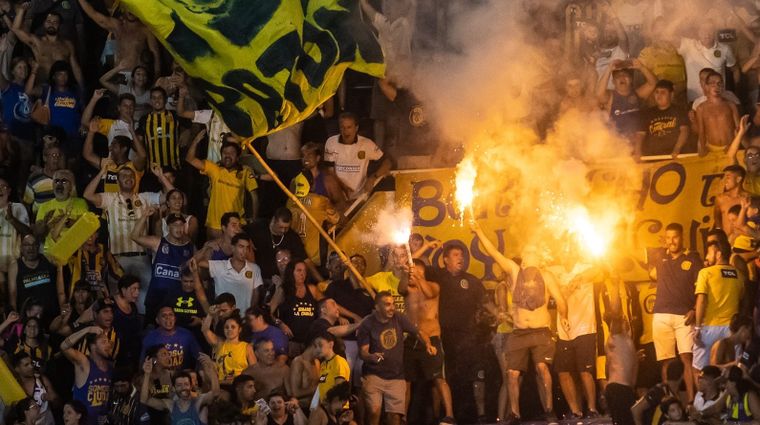Hinchada de Rosario Central. Foto: Rosario Central