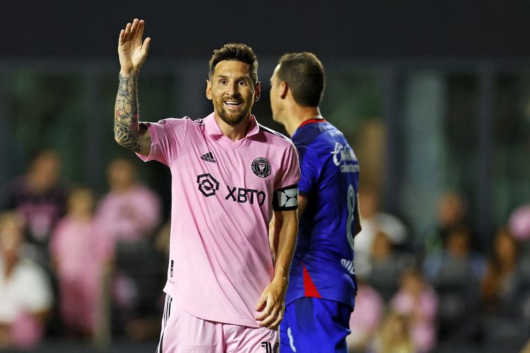 Lionel Messi debutó con la camiseta del Inter Miami Foto: Télam