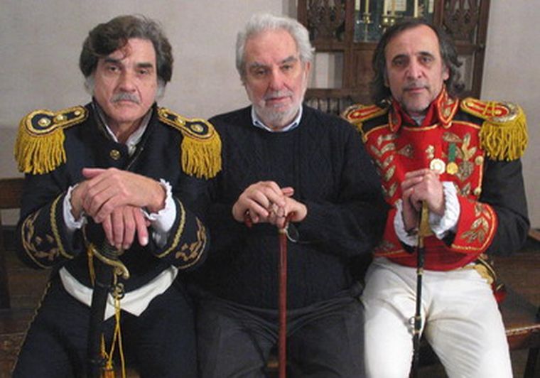 Protagonistas de Guayaquil:  Cruz, ODonnell y Stella.