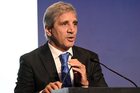 Luis Caputo en el último Foro de Inversiones celebrado en Mendoza. Luis Caputo en el último Foro de Inversiones celebrado en Mendoza.