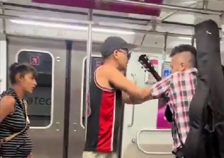 El hecho ocurrió en la estación Congreso de Tucumán.  Foto: Captura de pantalla