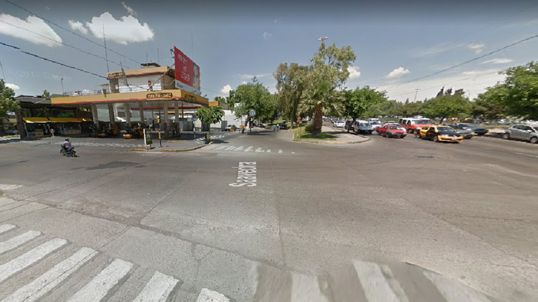 La zona donde se registró el asalto