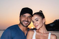Luis Fonsi junto a su esposa y madre de sus hijos, Águeda López. Foto: Instagram