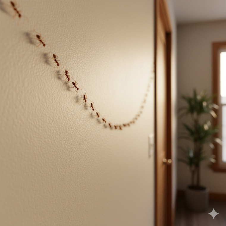 El significado de la aparición de hormigas. Fuente: IA Gemini.