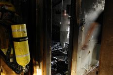 Los bomberos trabajaron varias horas