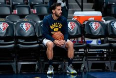 Campazzo sigue sin tener minutos en Denver. Foto: Denver Nuggets