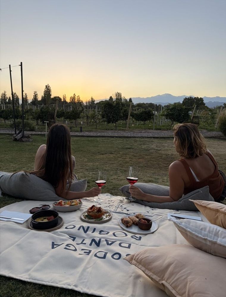 Picnic entre viñedos, una de las propuestas de Dante para el fin de semana largo. Picnic entre viñedos, una de las propuestas de Dante para el fin de semana largo.