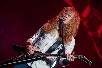 MDZol | Dave Mustaine hizo delirar a más de 14 mil personas en el primero de los tres shows que Megadeth tiene pautados en el país. Foto: Gentileza La team agency