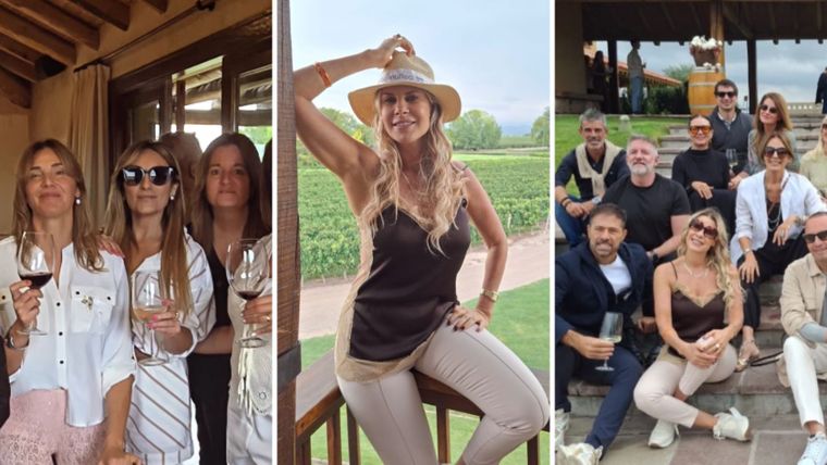 Las figuras de la televisión y la política durante la Vendimia.