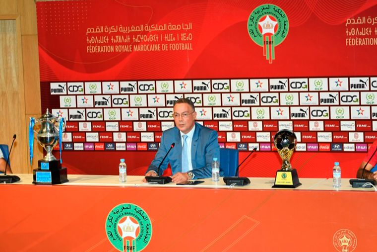 Fouzi Lekja se ilusiona con una final entre Marruecos y España. Fouzi Lekja se ilusiona con una final entre Marruecos y España.