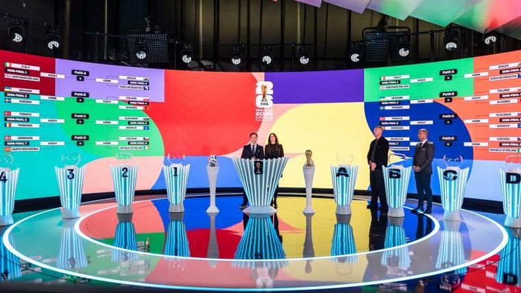 La UEFA celebrará una serie reclasificatoria en marzo de 2026.