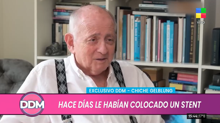 Chiche Gelblung sigue internado y confirmaron que pasó una mala noche. Chiche Gelblung sigue internado y confirmaron que pasó una mala noche. 