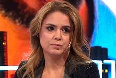 Marina Calabró, en medio de una reducción de su columna en Lanata sin filtro Foto: Captura de TV